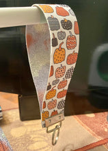 Load image into Gallery viewer, Pumpkin Leather Keychain Wristlet
