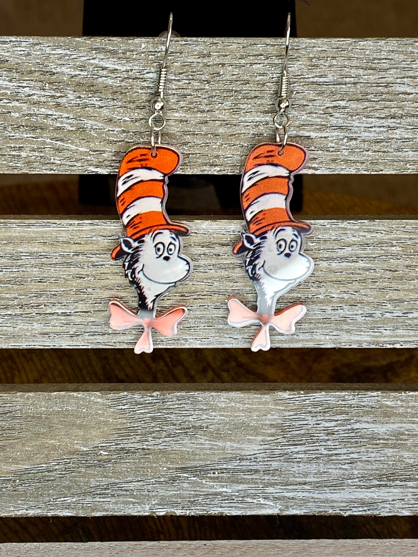 Cat in the Hat Earrings