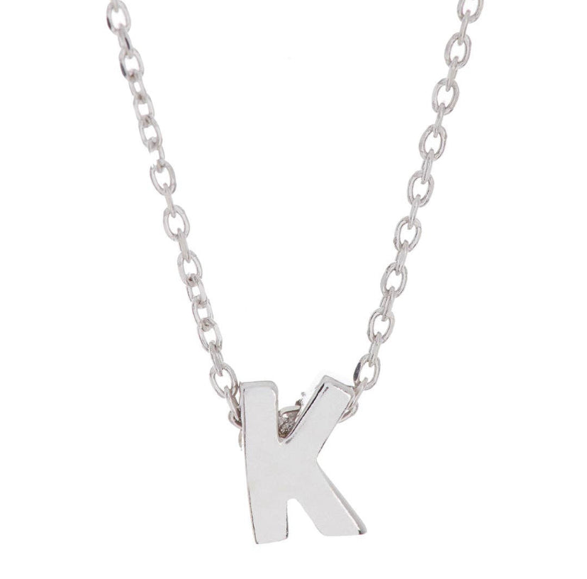 Small Monogram/Initial Necklace - Stardust & Moonstone