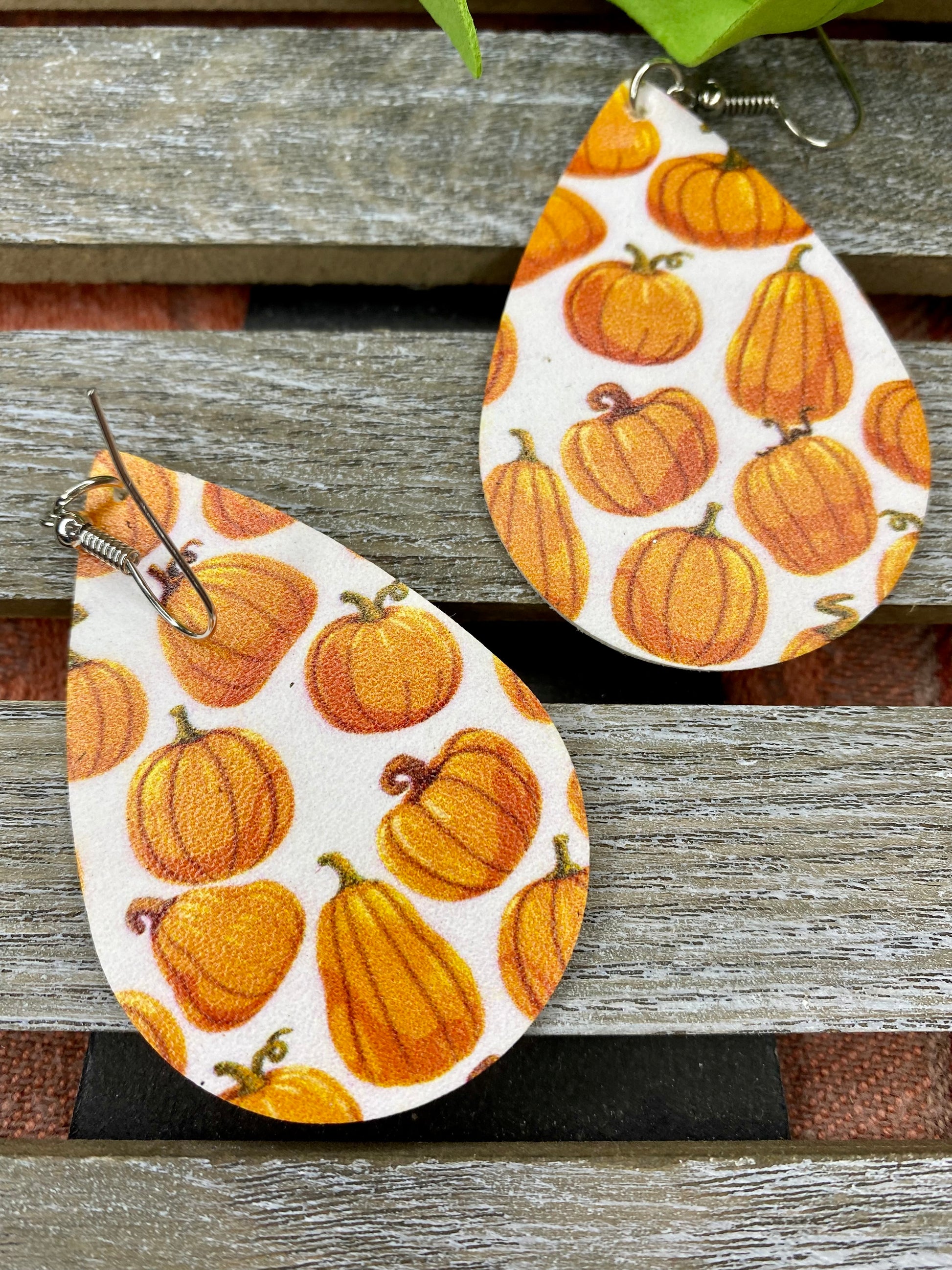 Pumpkin Patch Earrings - Stardust & Moonstone