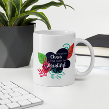 Load image into Gallery viewer, Chaos Inspirational Saying Mug - Stardust &amp; Moonstone
