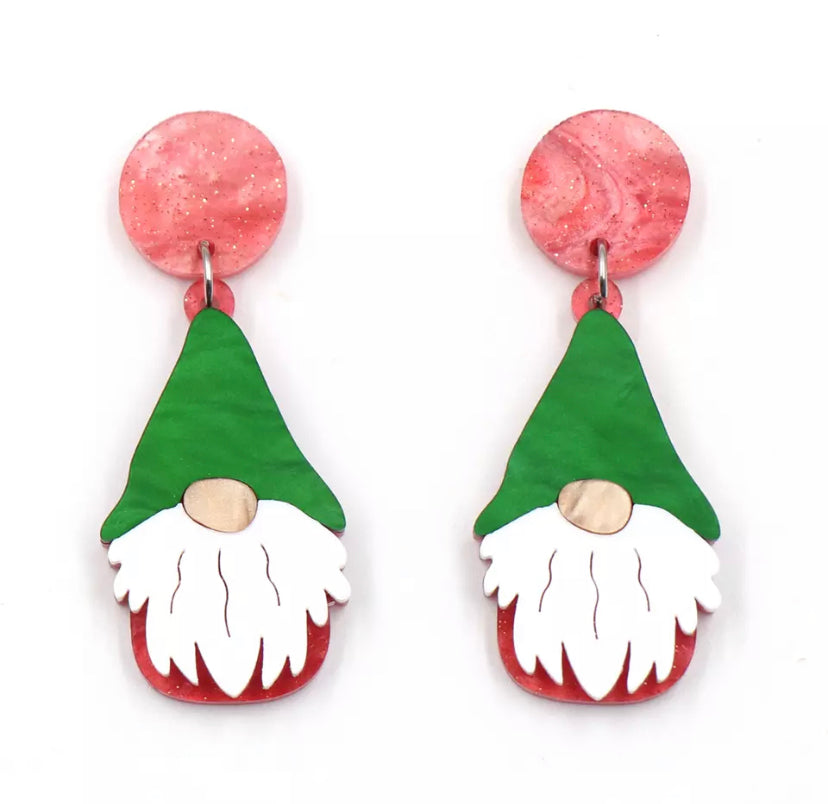 Gnome Dangle Earrings