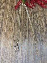 Load image into Gallery viewer, Gold Deer Long Necklace
