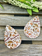 Load image into Gallery viewer, Thanksgiving Styles Leather Earrings - Stardust &amp; Moonstone
