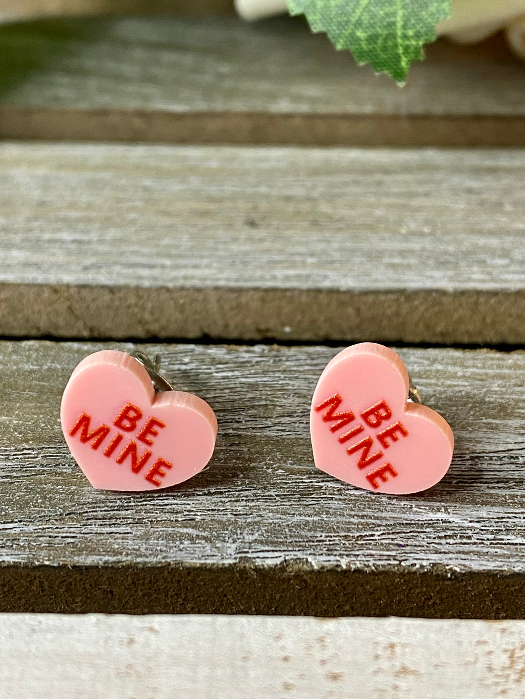 Conversation Heart Mini Acrylic Earrings