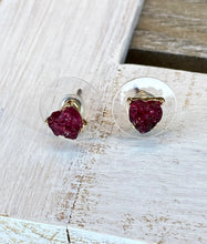 Load image into Gallery viewer, Druzy Stud Earrings - Various Shapes - Stardust &amp; Moonstone
