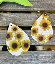 Load image into Gallery viewer, Various Prints- Sunflower Earrings - Stardust &amp; Moonstone
