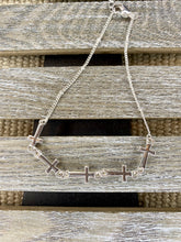 Load image into Gallery viewer, Silver Cross Anklet
