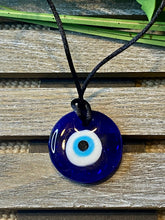 Load image into Gallery viewer, Glass Turkish Evil Eye Necklace
