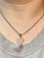 Load image into Gallery viewer, Polished Rose Quartz Necklace - Stardust &amp; Moonstone
