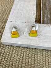 Load image into Gallery viewer, Candy Corn Stud Earrings
