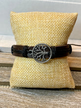 Load image into Gallery viewer, Assorted Leather Pull-Cord Bracelets - Stardust &amp; Moonstone
