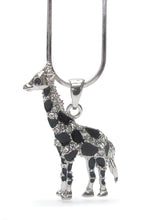 Load image into Gallery viewer, Crystal Giraffe Necklace - Stardust &amp; Moonstone
