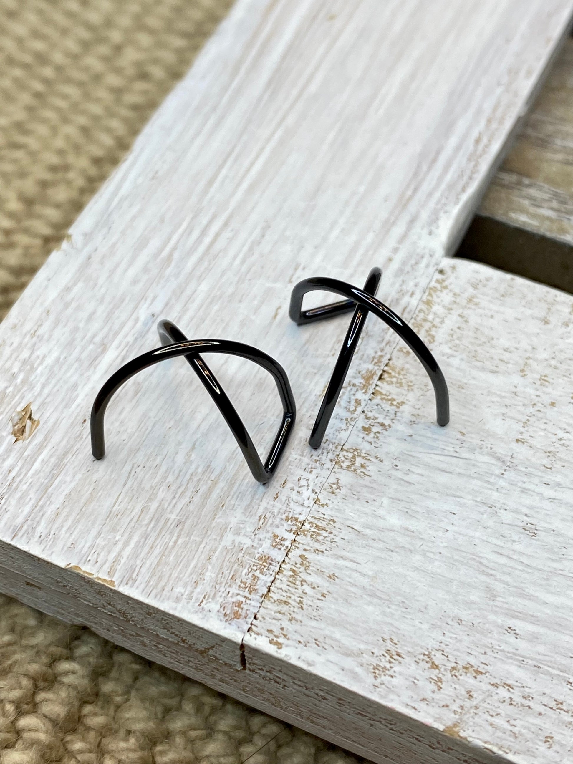 Assorted Black Ear Cuffs