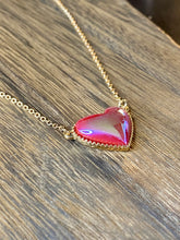 Load image into Gallery viewer, Metallic Heart Pendant Necklace
