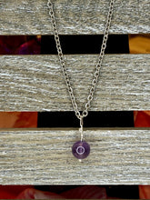 Load image into Gallery viewer, Minimalist Amethyst Bead Necklace - Stardust &amp; Moonstone
