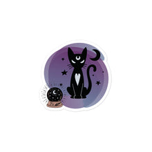 Load image into Gallery viewer, Celestial Cat Bubble-free stickers - Stardust &amp; Moonstone
