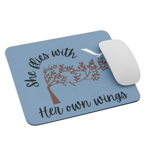 She Flies Mouse Pad - Stardust & Moonstone