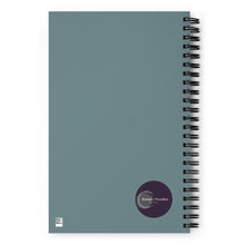 Load image into Gallery viewer, “She Flies” Spiral Dotted Page Notebook - Stardust &amp; Moonstone
