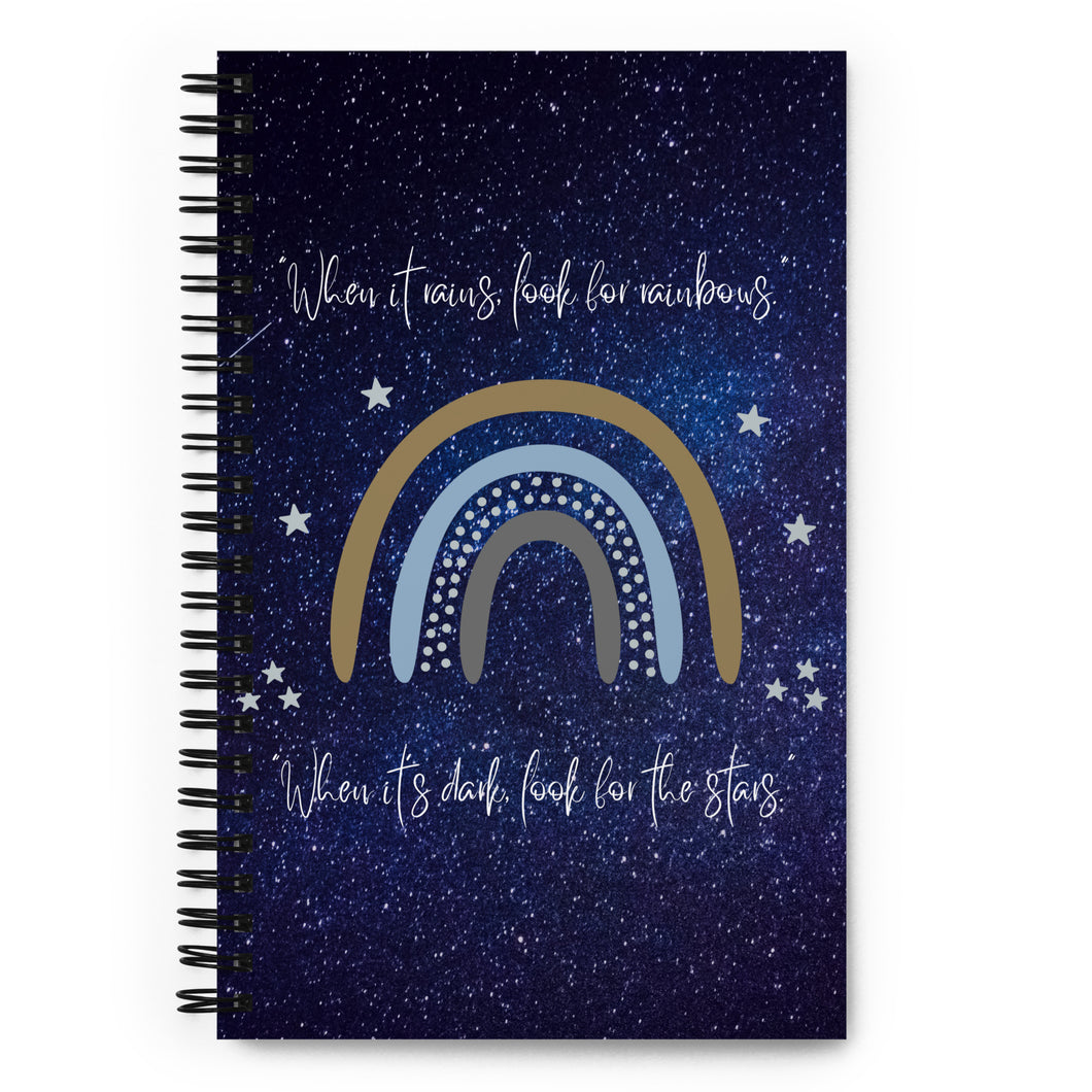 Rainbow Star Dotted Notebook