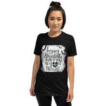 Load image into Gallery viewer, Happy Haunting Halloween Short-Sleeve Unisex T-Shirt
