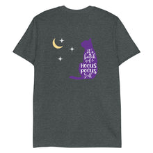 Load image into Gallery viewer, Hocus Pocus Cat Back Print Short-Sleeve Unisex T-Shirt

