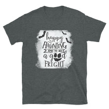 Load image into Gallery viewer, Happy Haunting Halloween Short-Sleeve Unisex T-Shirt
