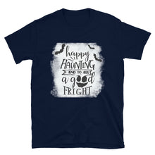 Load image into Gallery viewer, Happy Haunting Halloween Short-Sleeve Unisex T-Shirt
