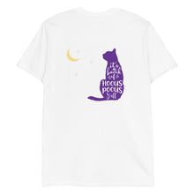 Load image into Gallery viewer, Hocus Pocus Cat Back Print Short-Sleeve Unisex T-Shirt
