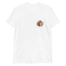 Load image into Gallery viewer, Colorful Pumpkin Back Print Short-Sleeve Unisex T-Shirt
