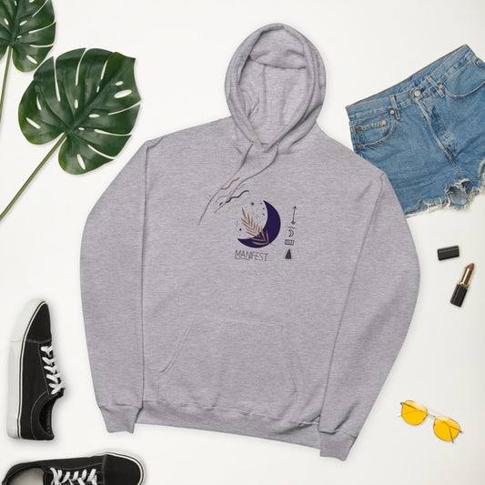 Manifest Moon Unisex fleece Hoodie - Stardust & Moonstone