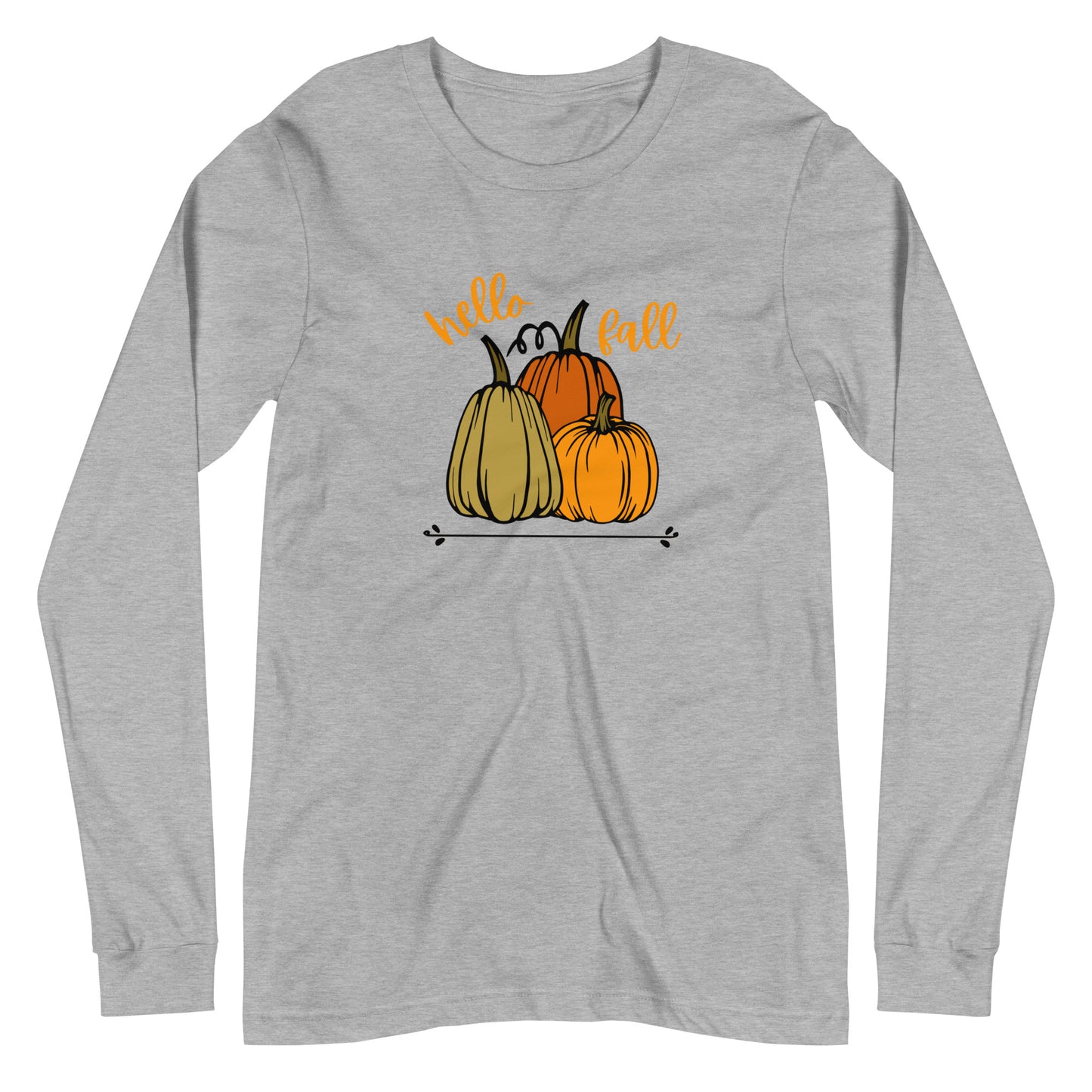 Hello Fall Unisex Long Sleeve Tee