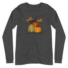 Load image into Gallery viewer, Hello Fall Unisex Long Sleeve Tee
