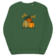 Load image into Gallery viewer, Hello Fall Unisex Organic Sweatshirt
