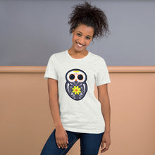 Load image into Gallery viewer, Sugar Skull Owl Unisex T-Shirt - Stardust &amp; Moonstone
