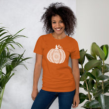 Load image into Gallery viewer, Mandala Pumpkin Unisex t-shirt 3 colors
