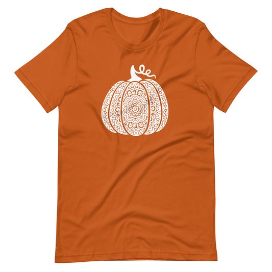 Mandala Boho Pumpkin Unisex t-shirt 3 colors - Stardust & Moonstone