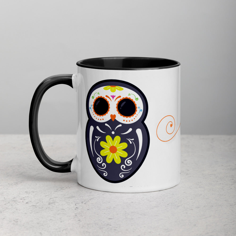 Owl Mug with Color Inside - Assorted - Stardust & Moonstone