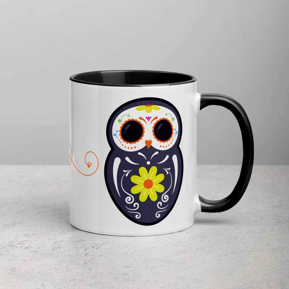 Owl Mug with Color Inside - Assorted - Stardust & Moonstone