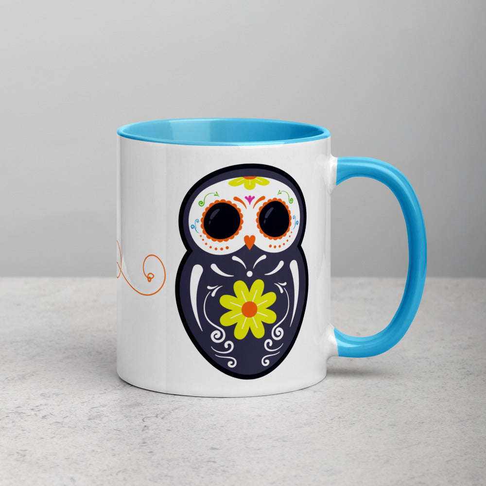 Owl Mug with Color Inside - Assorted - Stardust & Moonstone