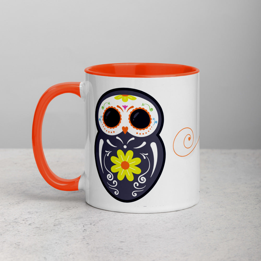 Owl Mug with Color Inside - Assorted - Stardust & Moonstone