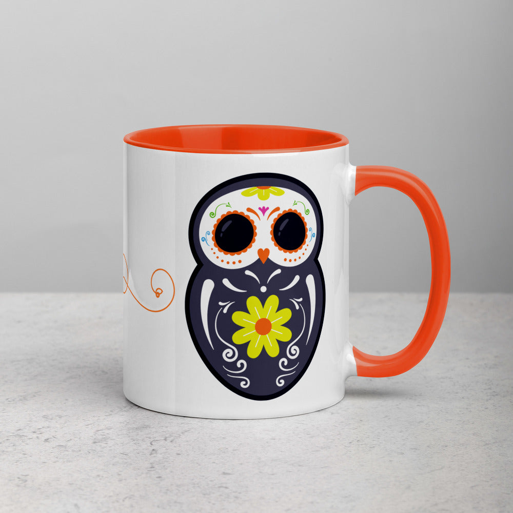 Owl Mug with Color Inside - Assorted - Stardust & Moonstone