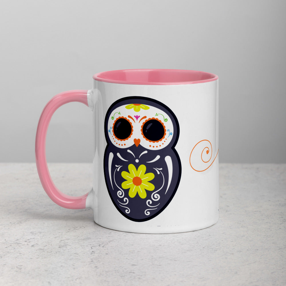 Owl Mug with Color Inside - Assorted - Stardust & Moonstone