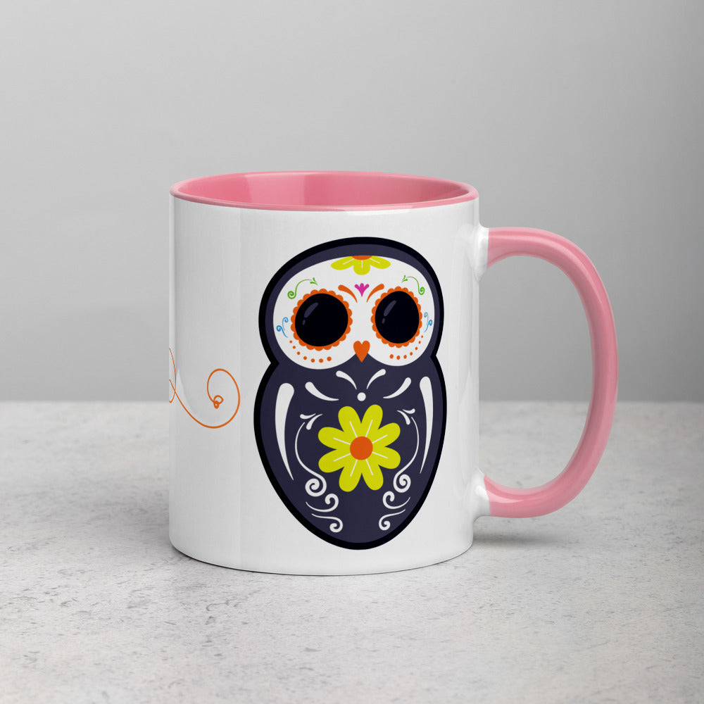 Owl Mug with Color Inside - Assorted - Stardust & Moonstone