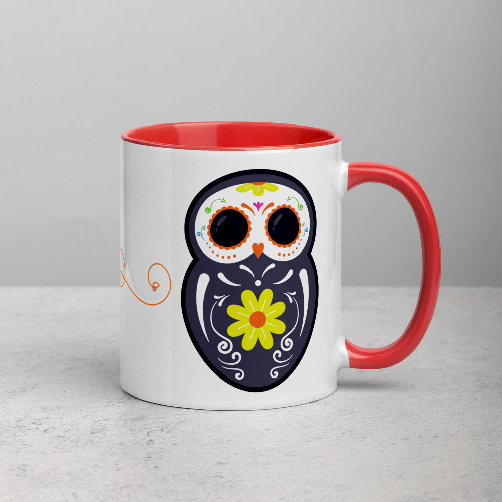 Owl Mug with Color Inside - Assorted - Stardust & Moonstone