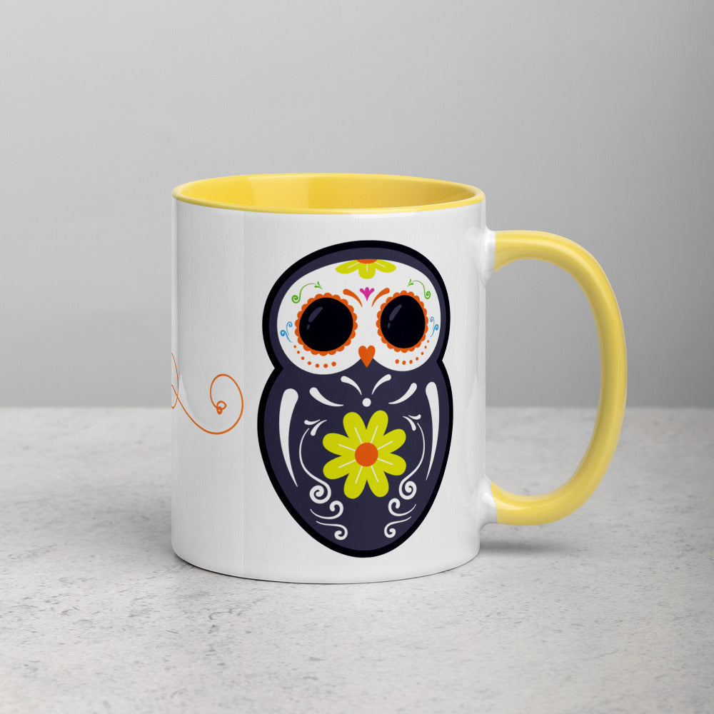 Owl Mug with Color Inside - Assorted - Stardust & Moonstone