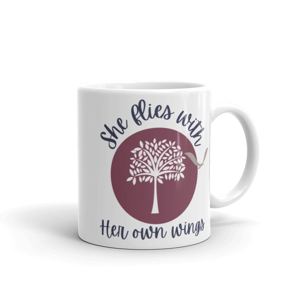 She Flies With Her Own Wings Mug - Stardust & Moonstone