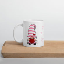 Load image into Gallery viewer, Love Gnome White glossy mug
